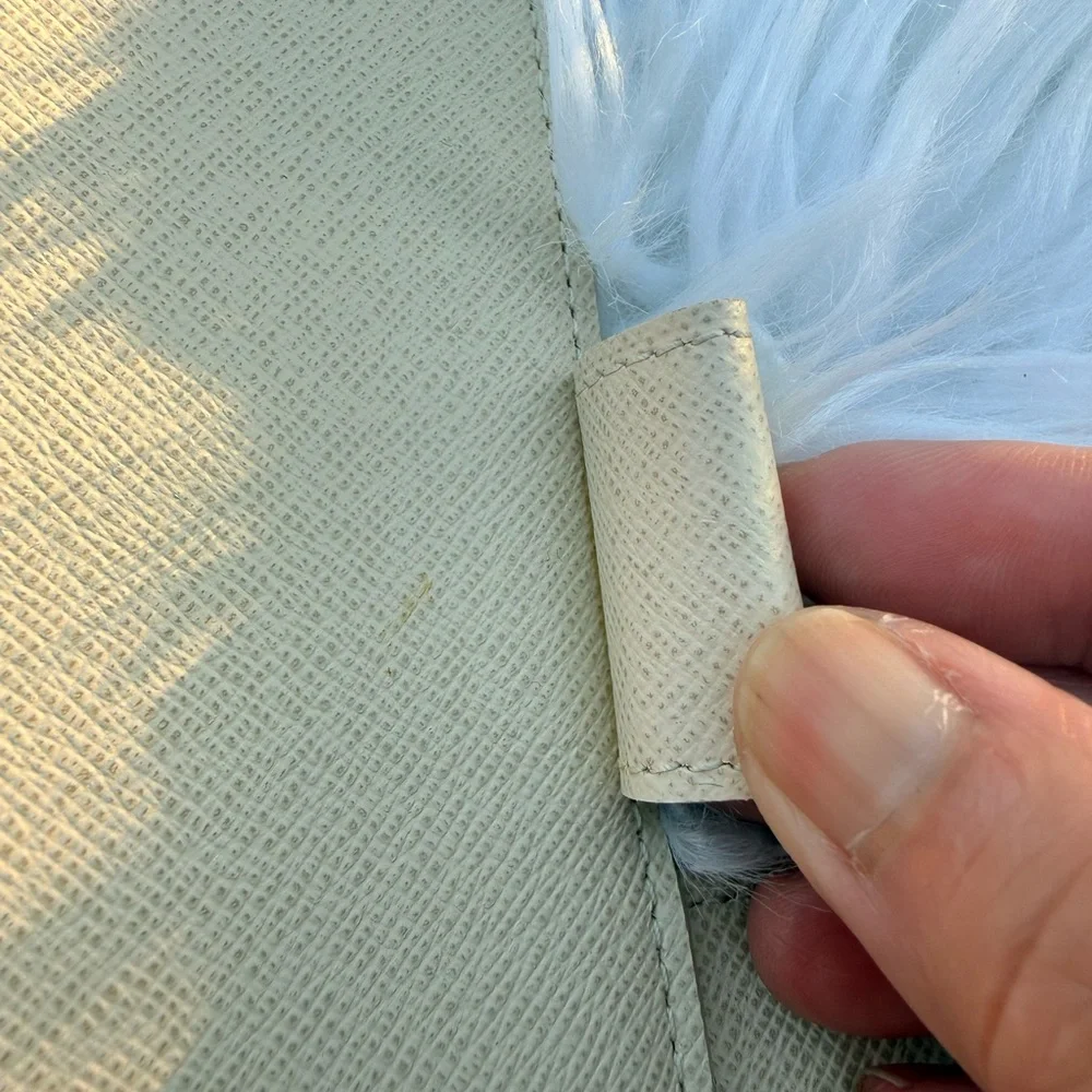 Louis Vuitton Large 6-ring Planner; Damier Azur Canvas (fits A5 paper)